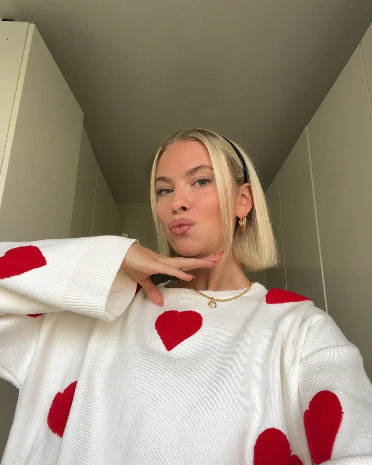Monica™ - Hjärte Tröja