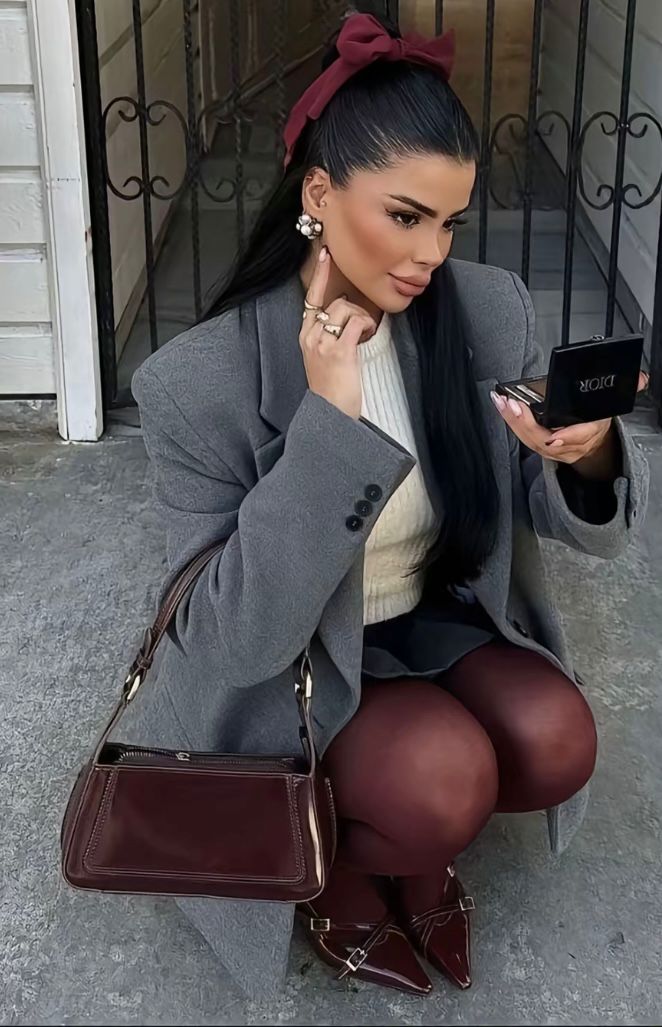 Amalia™ - Burgundy Tights (1+1 GRATIS)