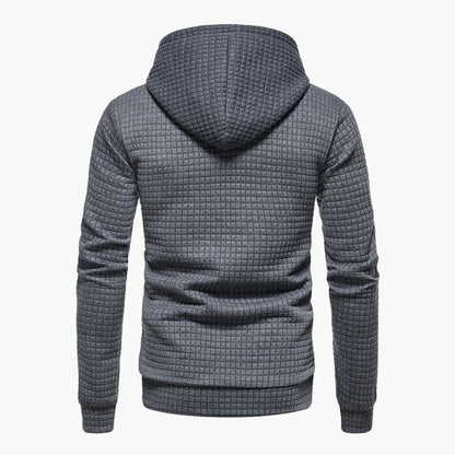 David™ - Bekväm Jacquard Huvtröja