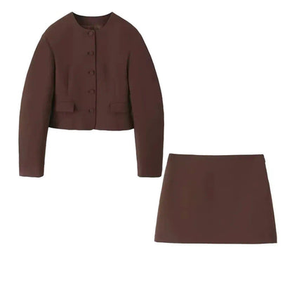 Meja™ - Mocha Tvådelad Set