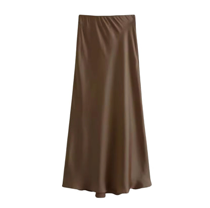 Rosa™ - Satin Maxikjol