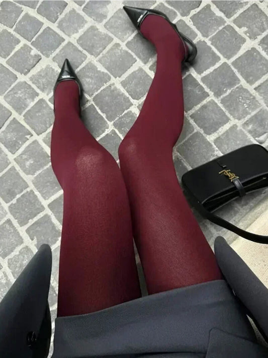 Amalia™ - Burgundy Tights (1+1 GRATIS)