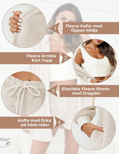 Sofia™ - Fluffigt 3-Delat Set