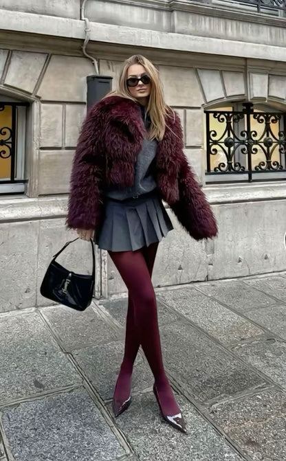 Amalia™ - Burgundy Tights (1+1 GRATIS)